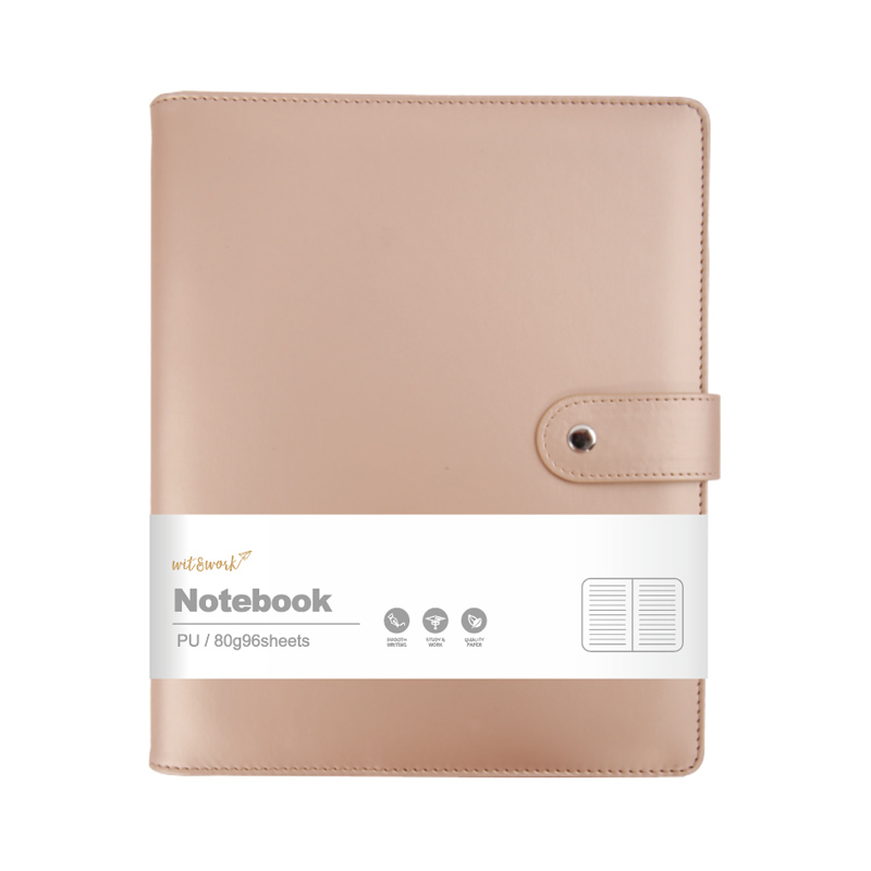 Refillable Notebook Made of Smooth Leather for Children Diary Office