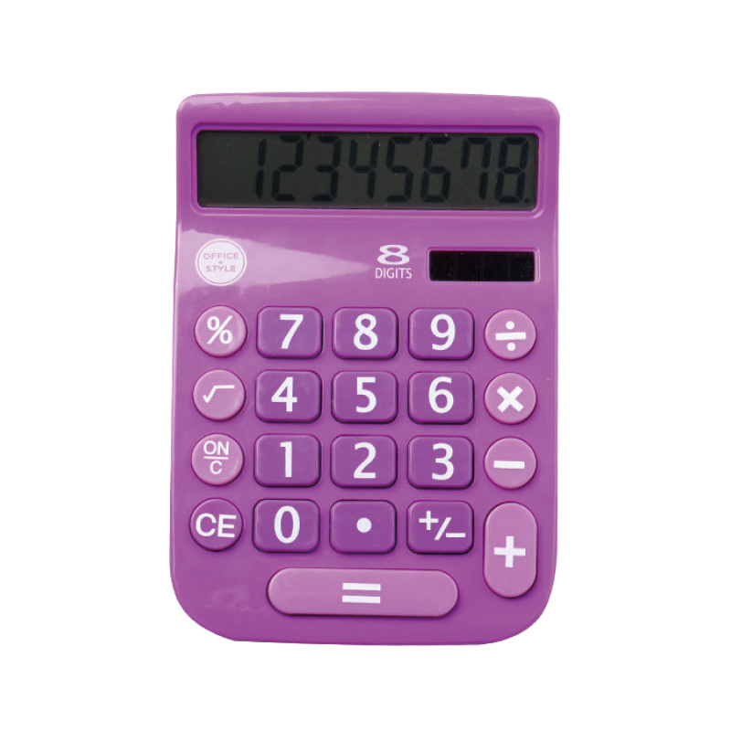 8 Digits Color Customization Electronic Calculator