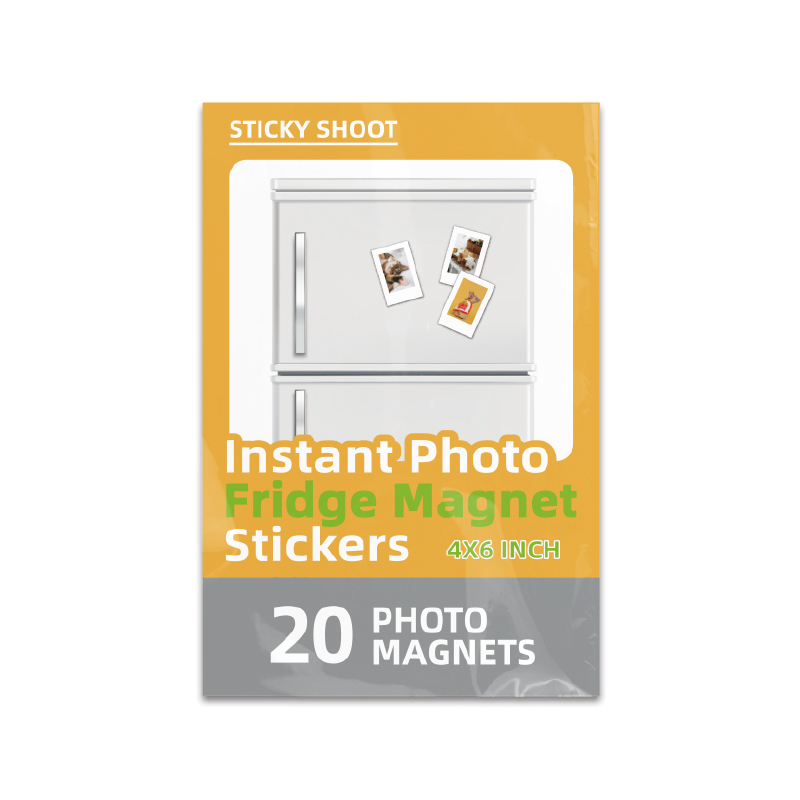 Decoration Instant Photo Fridge Magnet Stickers 20 Sheets/Set
