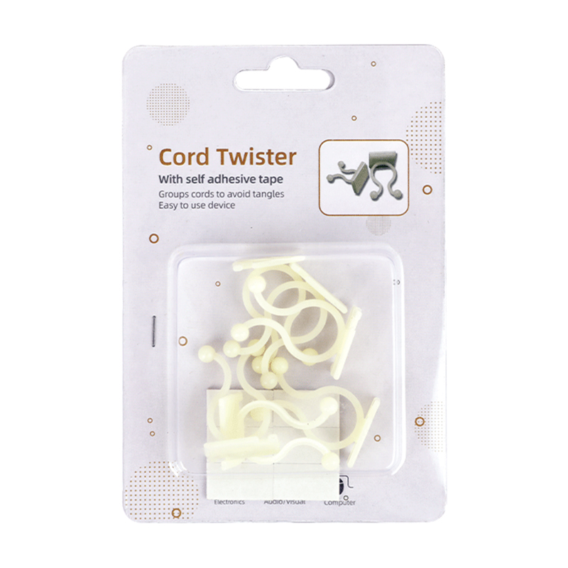 Adhesive Cable Wire Cord Twister Management for Desk Living Room