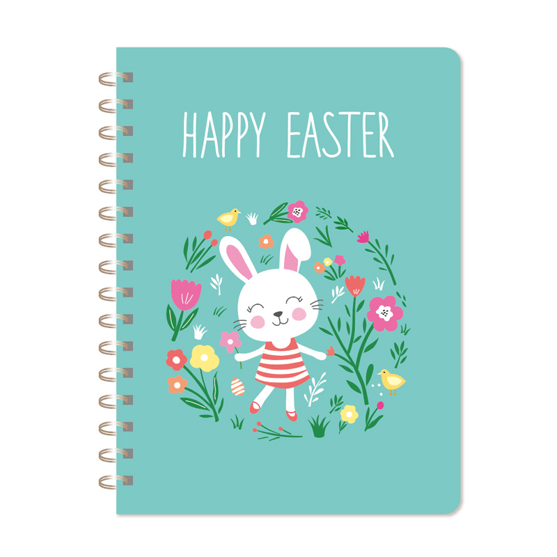12 Monthly Academic Planner Note with Cute Rabbit Cover for Kids