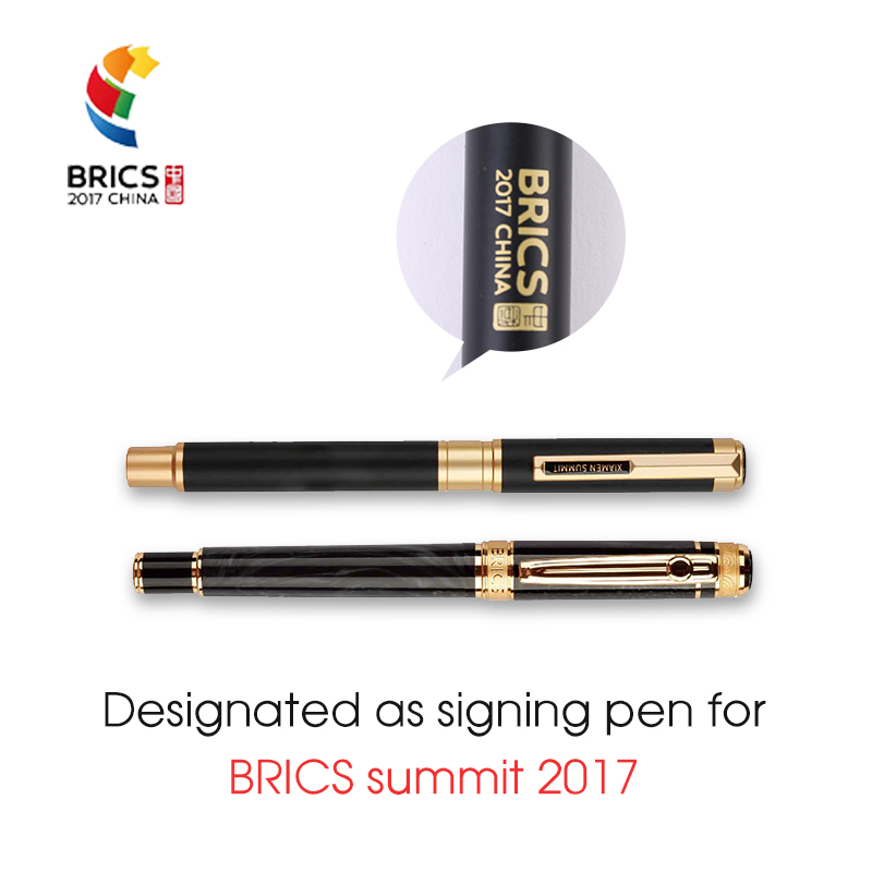 Bolígrafo de tinta de gel rellenado para BRICS Summit para Business Office Manager