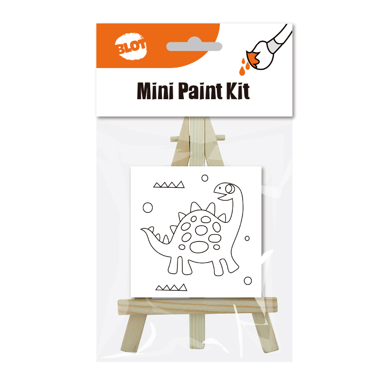 7*7CM Mini Paint Picture Frame with 8*12.5CM Easel for Kids