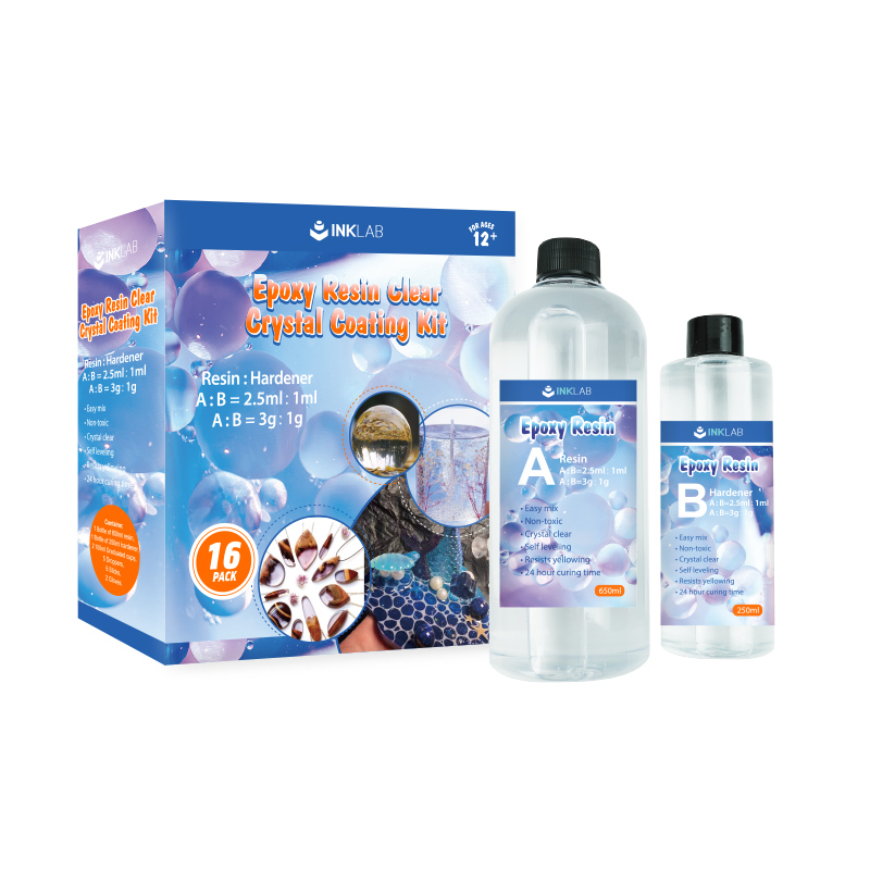 Epoxy Resin Clear Crystal Coating Kit for Jewelry Making