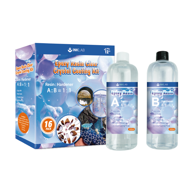 Epoxy Resin Clear Crystal Coating Kit Including 500ml Resin
