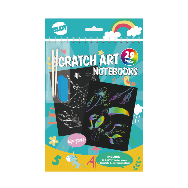 Children Painting Coloring Scratch Magic Book Perfect Gifts Rewards