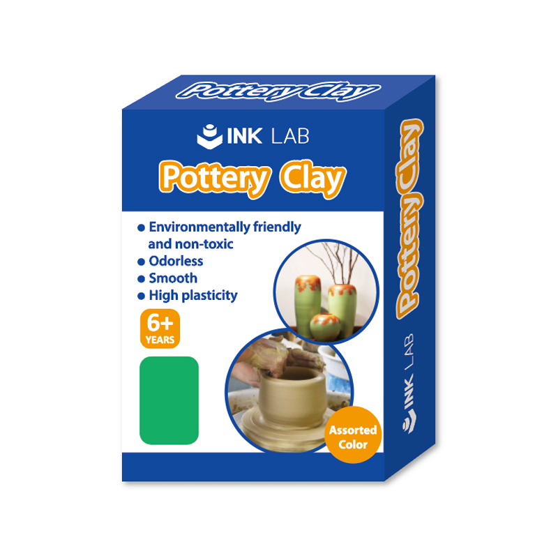 Nontoxic Colored Pottery Clay 500g/PCS for Children School Art Beginners