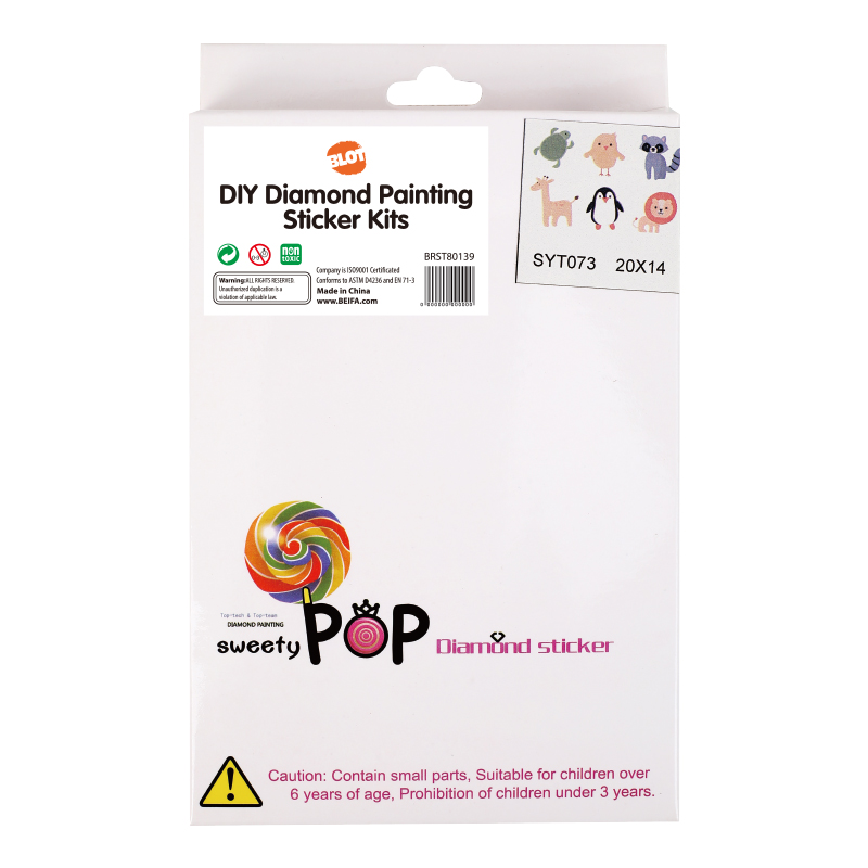 Cute DIY Diamond Painting Art Kit Sticker for Kids Children