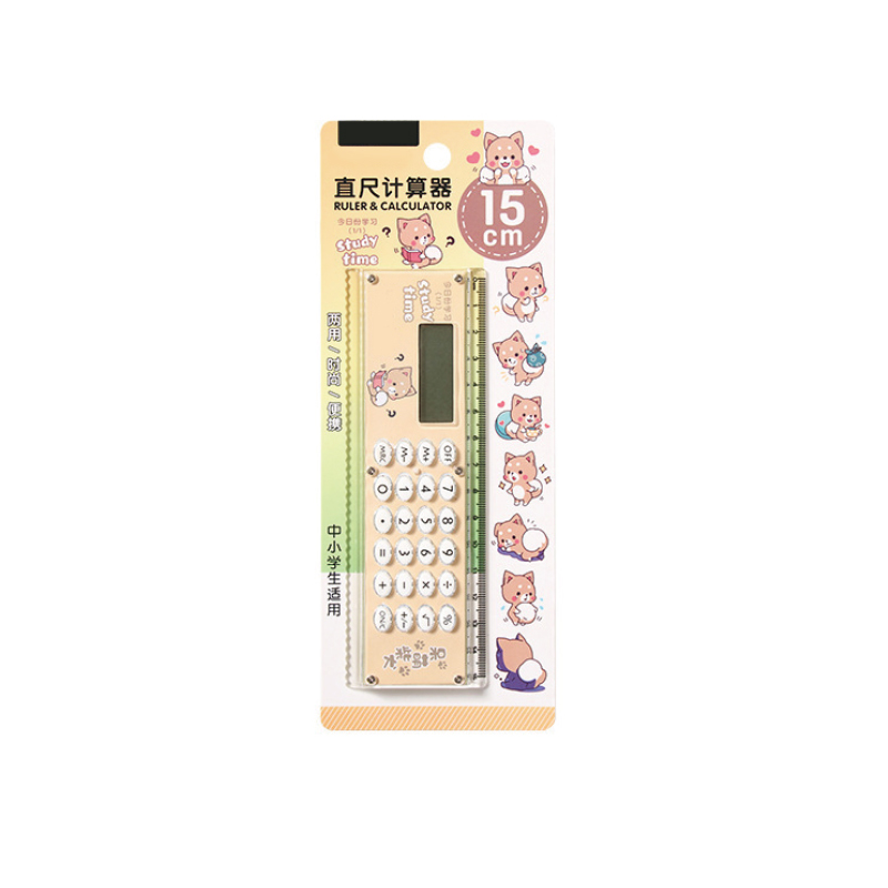 8 Digits Ruler Cute Calculator Pretty