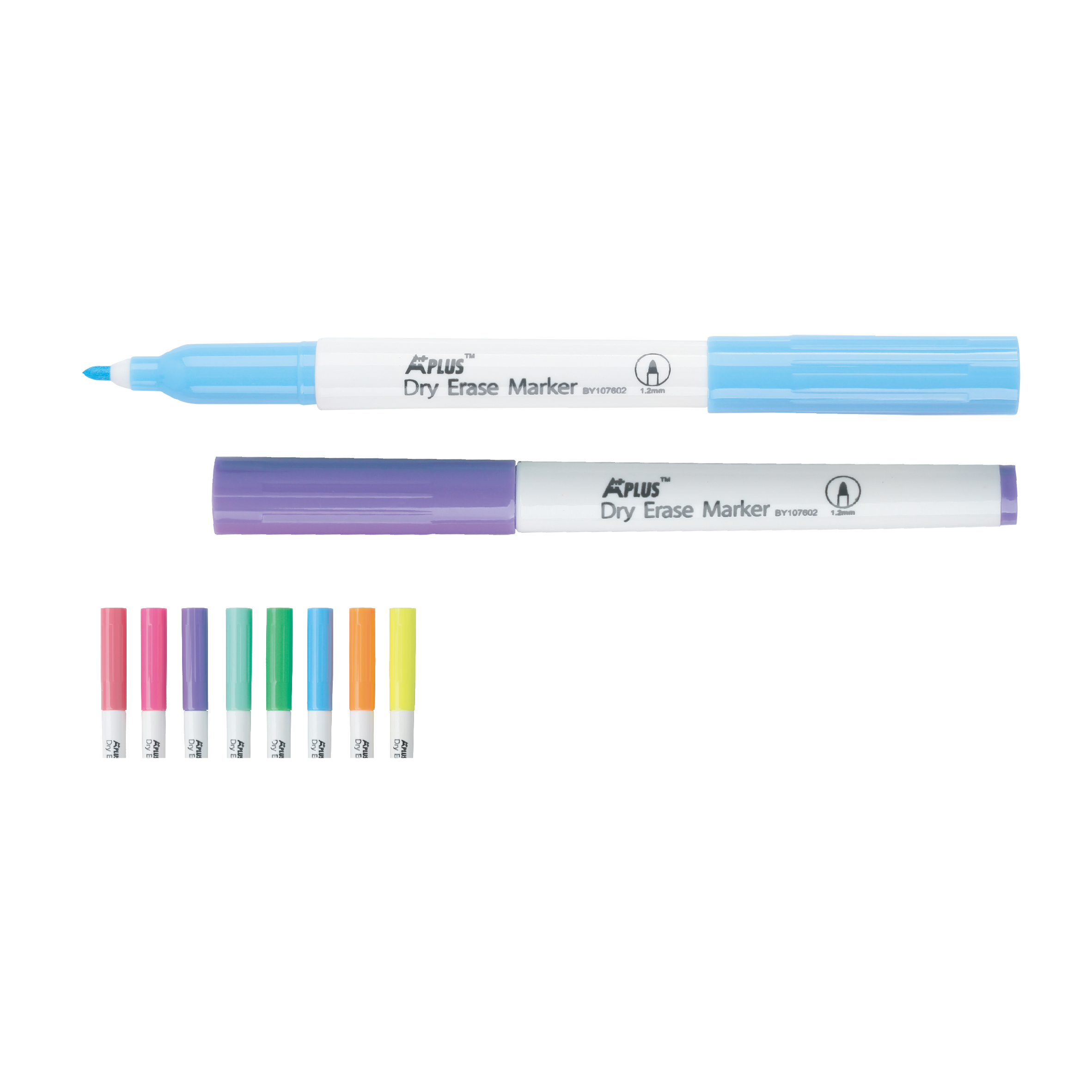 1.2mm Erase Easily Assorted Colours Whiteboard Marker Bullet Tip