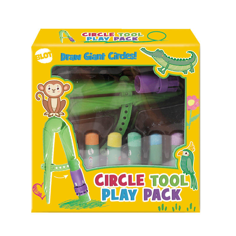 Chalk Circle Tool Play Pack with Compass tool