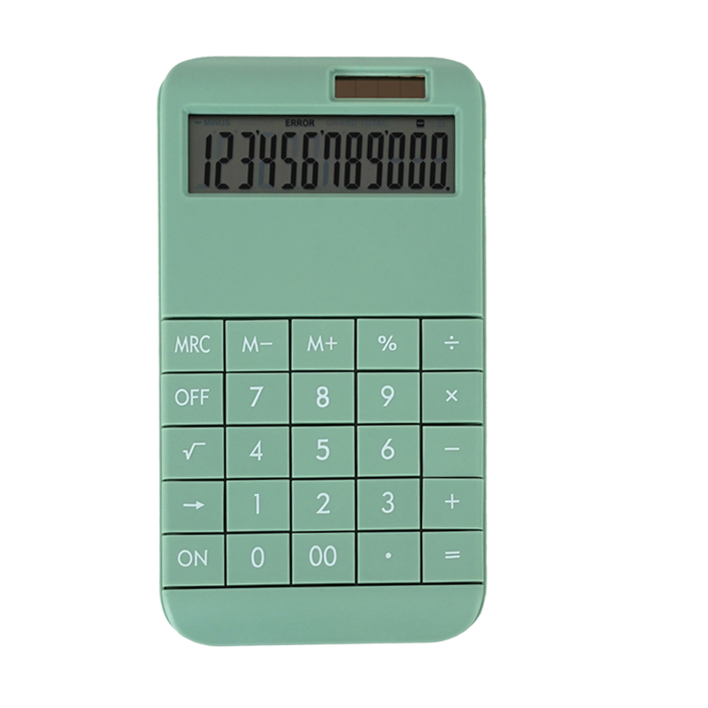 12 Digit Dual Power Supply Desktop Fashion Calculator