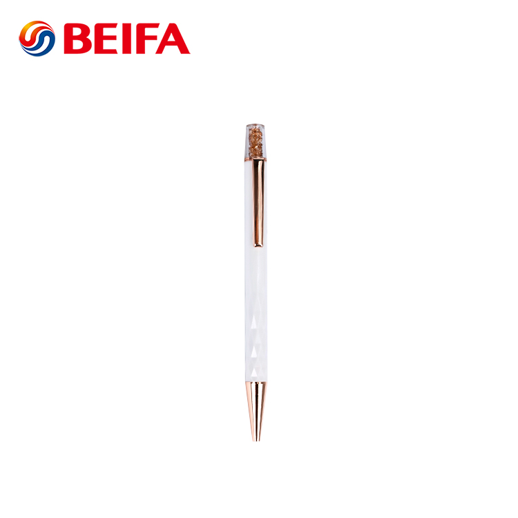 0.7/1.0mm Twistable High Valued White Ball Pen For School Office