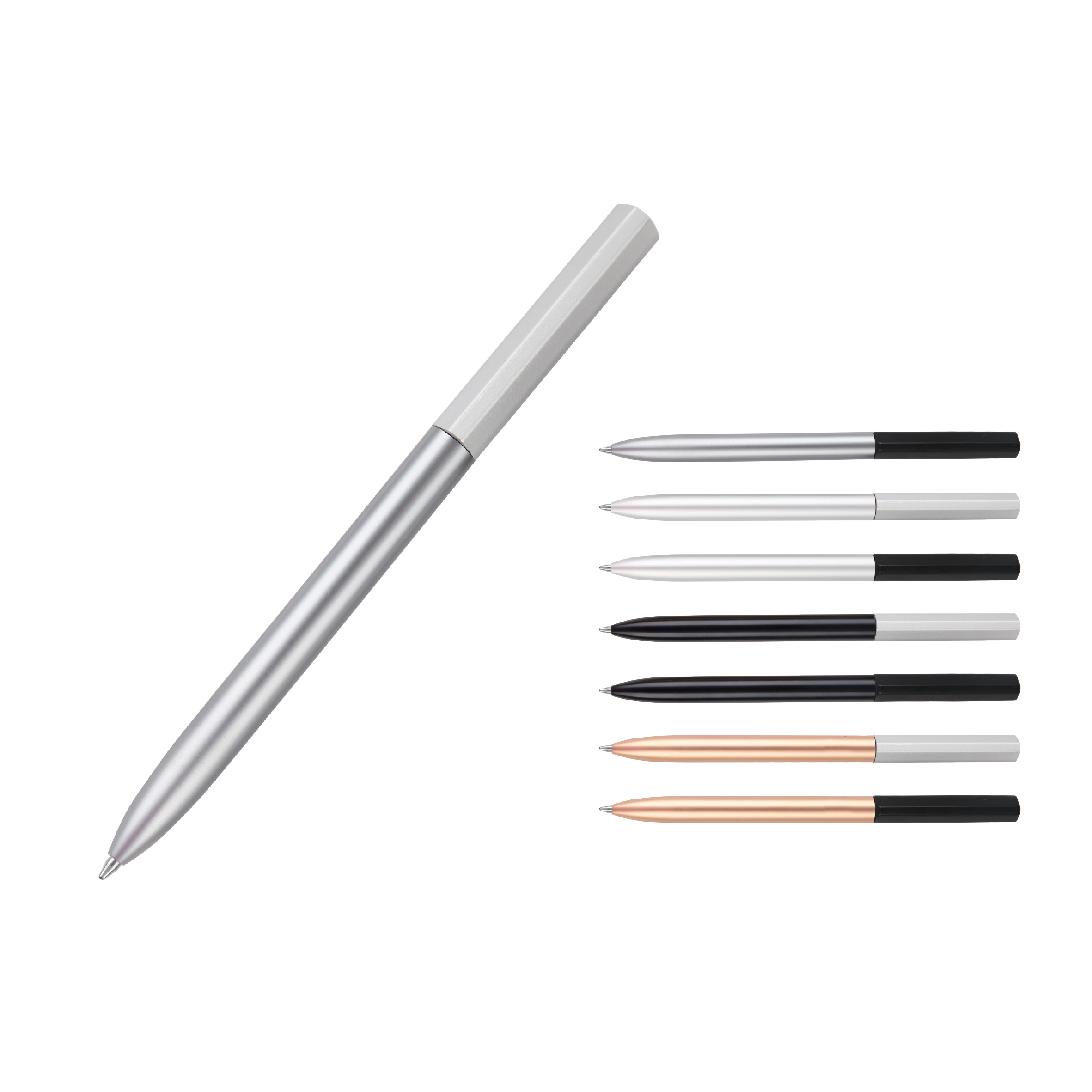 0.5/0.7mm Twistable Metal Gel Pen For School Office Business