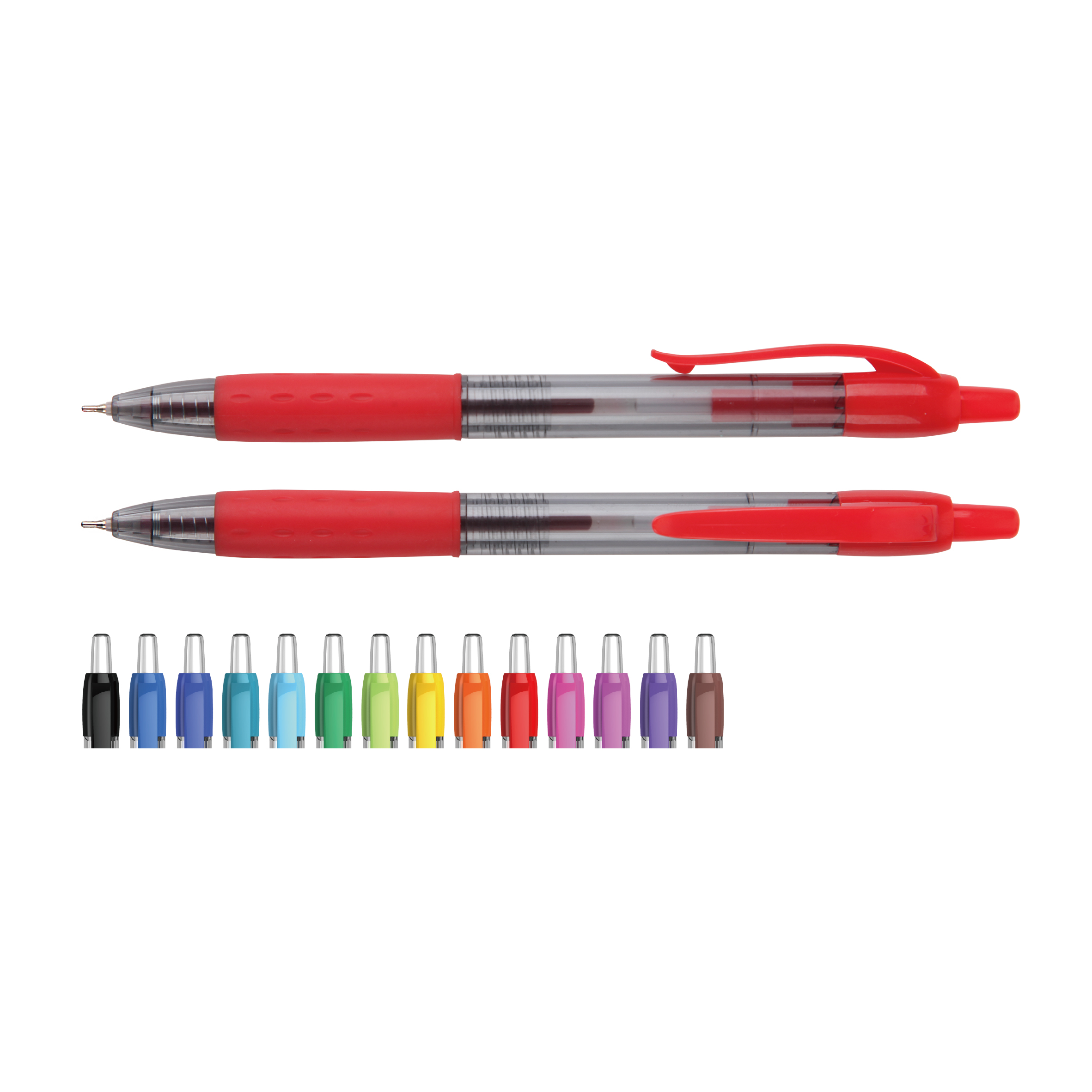 Bút gel có thể thu vào mềm Soft Grip Mực đỏ, 0,7mm / 0,5mm