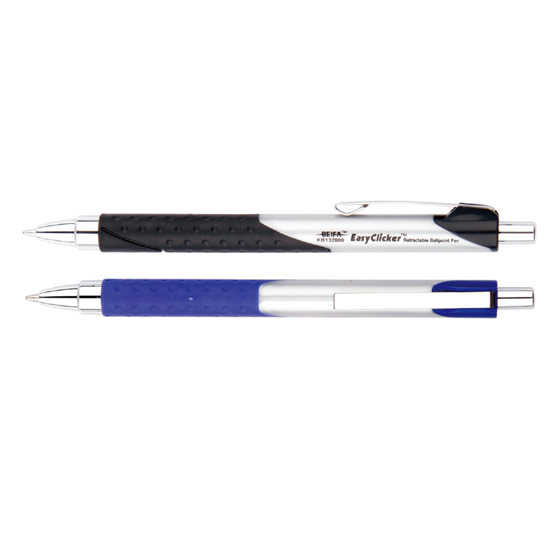1.0mm/0.7mm Press Ballpoint Pen with Pocket Clip Wholesale