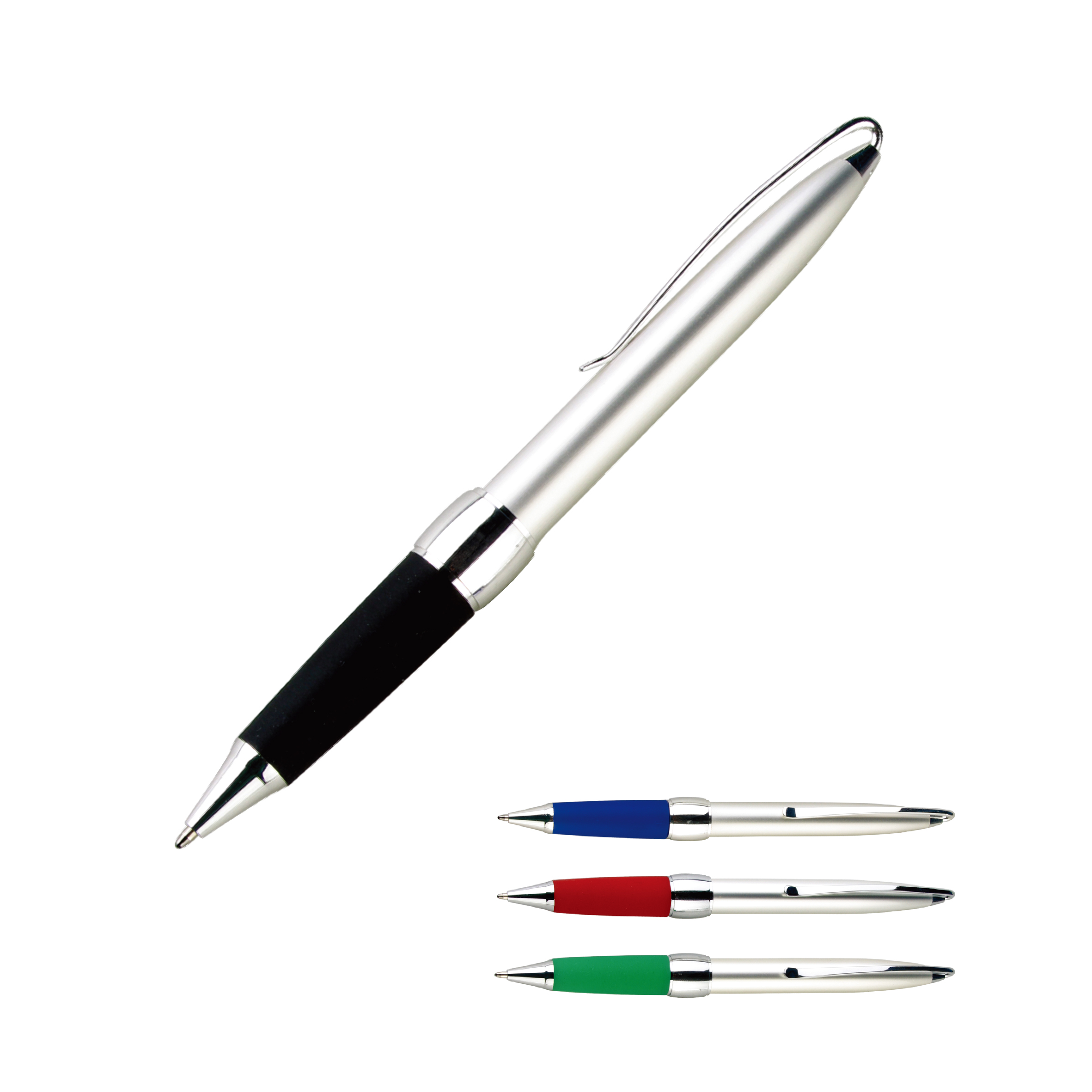 Bolígrafo de metal giratorio de lujo de 1,0 mm/0,7 mm recargable y retráctil
