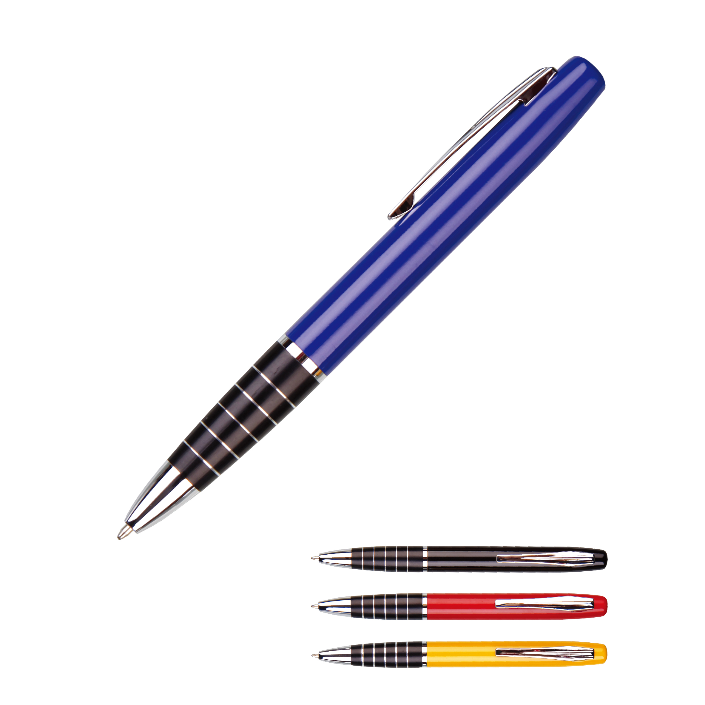 Luxury Twistable Metal Ballpoint Pen With Logo , 1.0mm/0.7mm