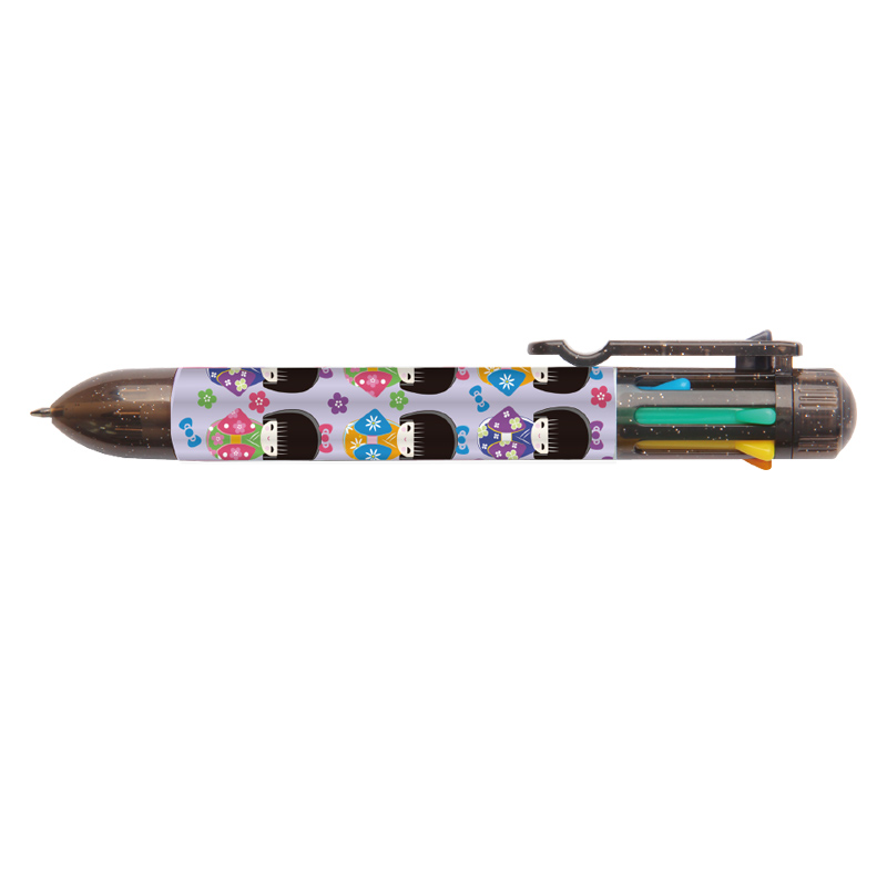 0.7mm 8 Colors in a Multi function Cute Ballpoint Pen for Children