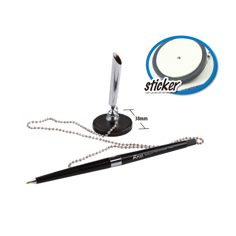 Secure Pen with Adhesive Ball Pen for Home Office Supplies