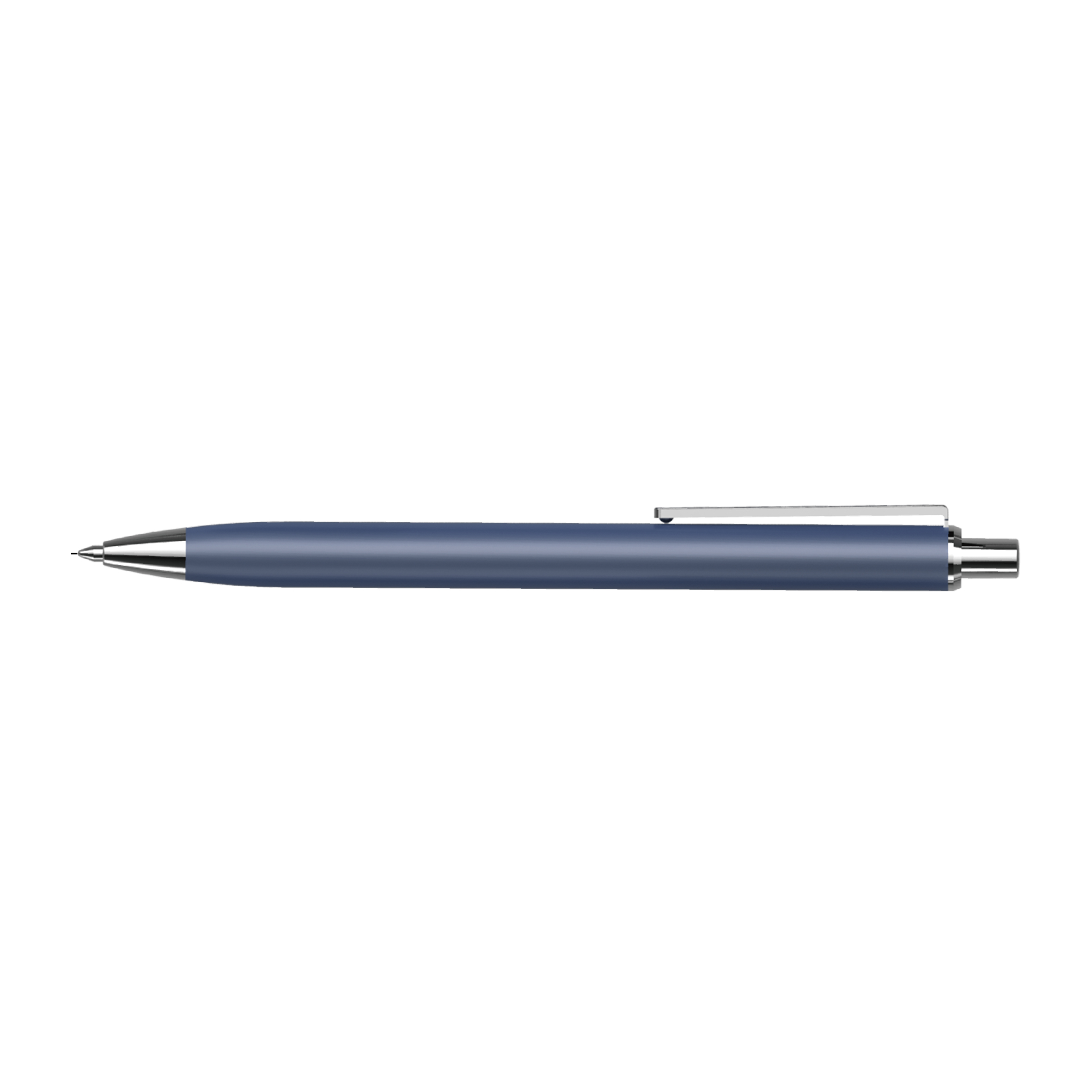 0.5&0.7mm Retractable Metal Mechanical Pencil Oval Shaped Barrel