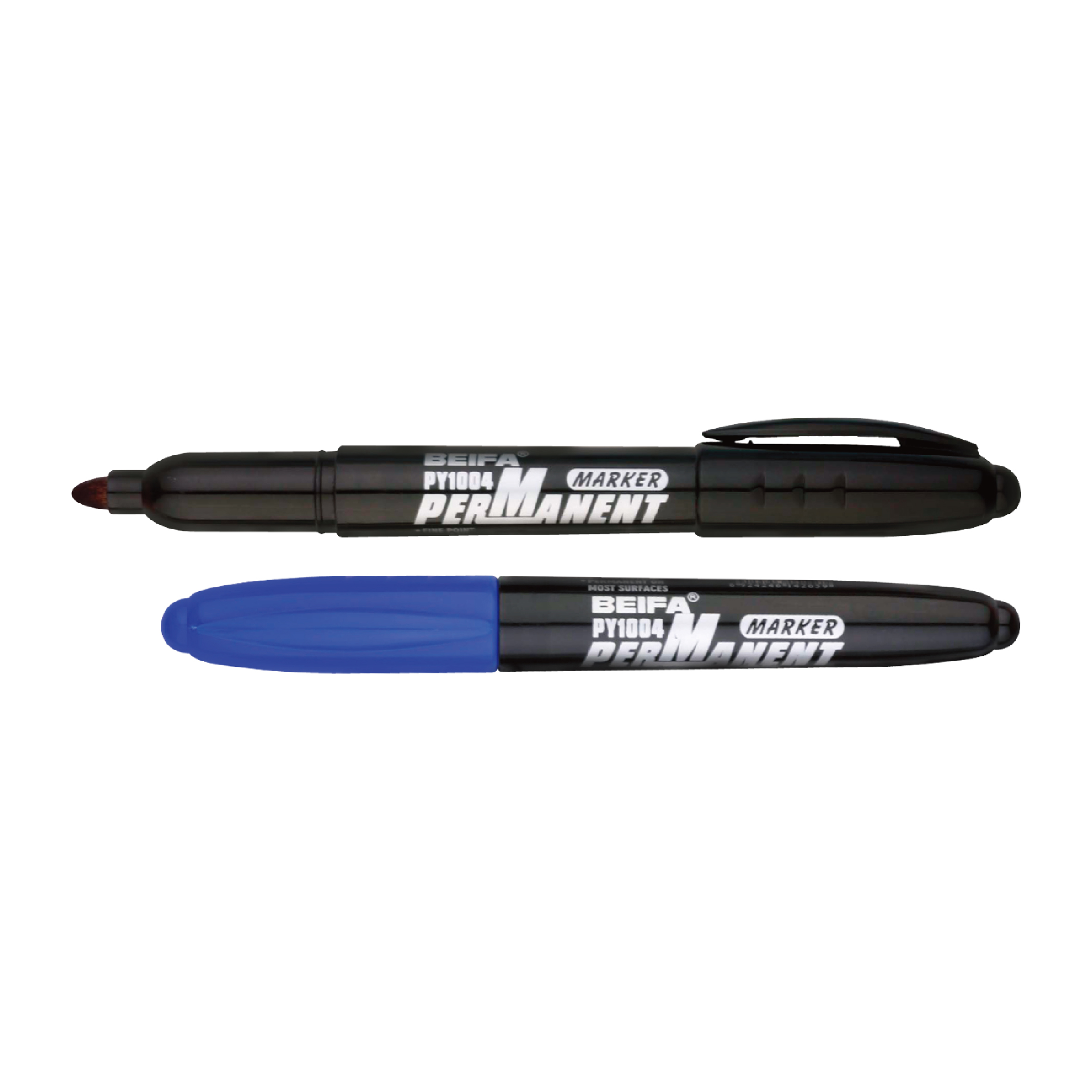 Bullet Tip/Hard Acrylic Tip Permanent Marker Blue Ink