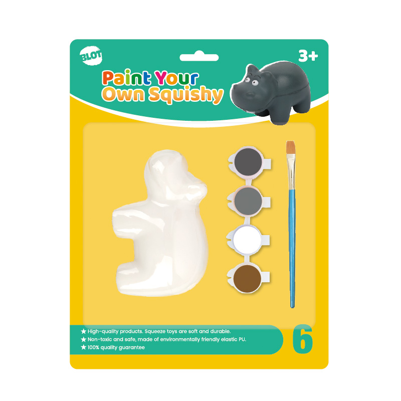 Hippo – Paint your own squishy