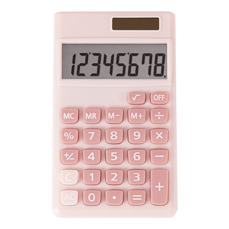 Pocket Fashion Calculator 8-Bit Dual Power
