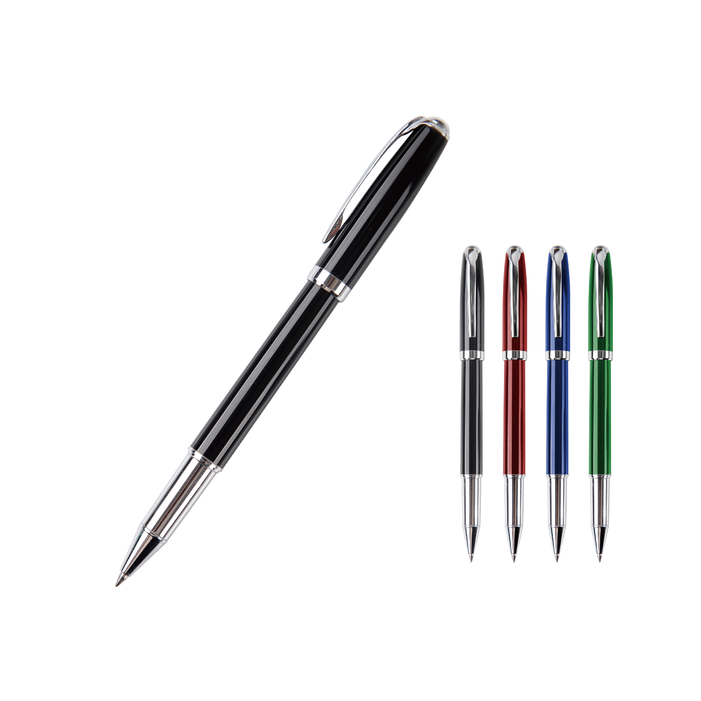 0.5mm&0.7mm Cap Off Metal Roller Pen Metallic Colors for Students Office