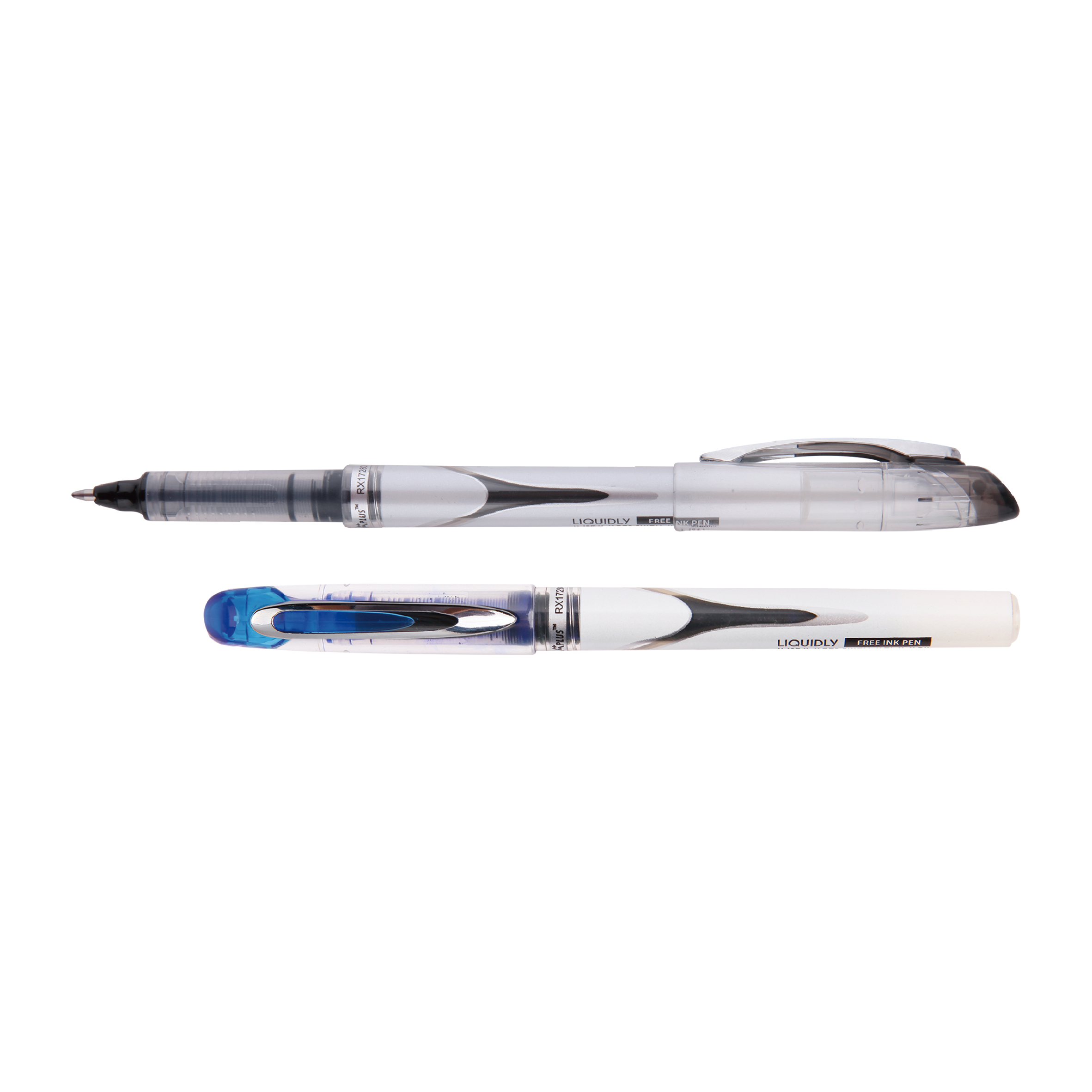 0.7mm/0.5mm Metal Clip Liquid Ink Pen Assorted Colors, 3-Count