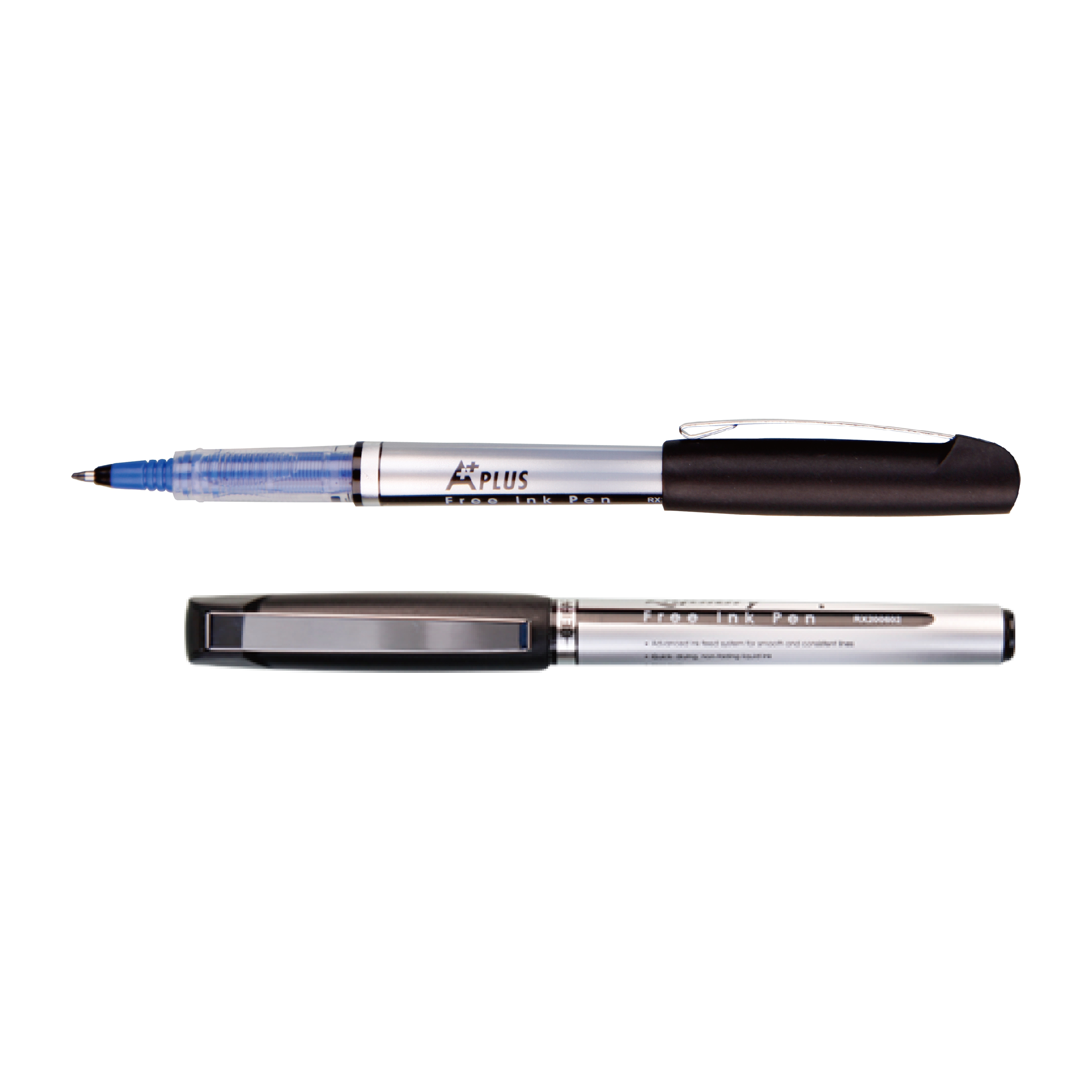 Bolígrafo de rodillo de tinta gratis simple de 0,7 mm/0,5 mm con logotipo personalizado