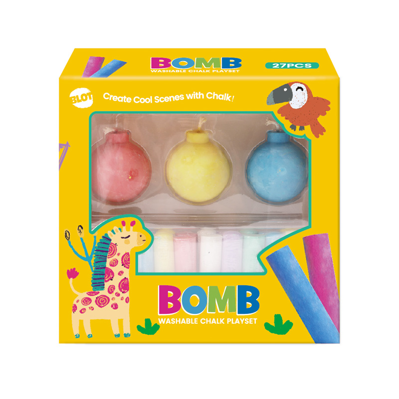 Bomb Washable Chalk Playset