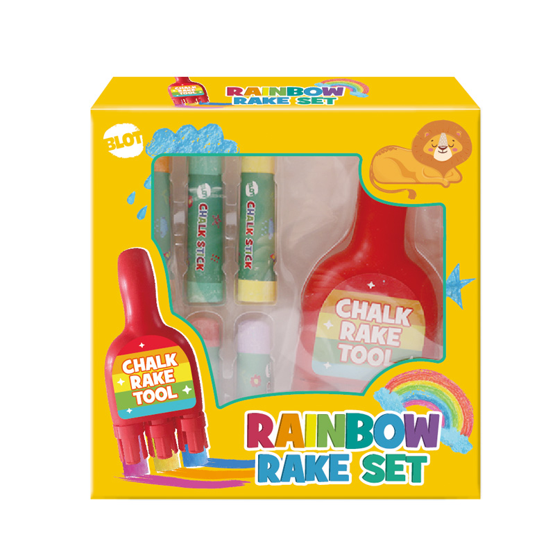 Rainbow Rake Chalk Set