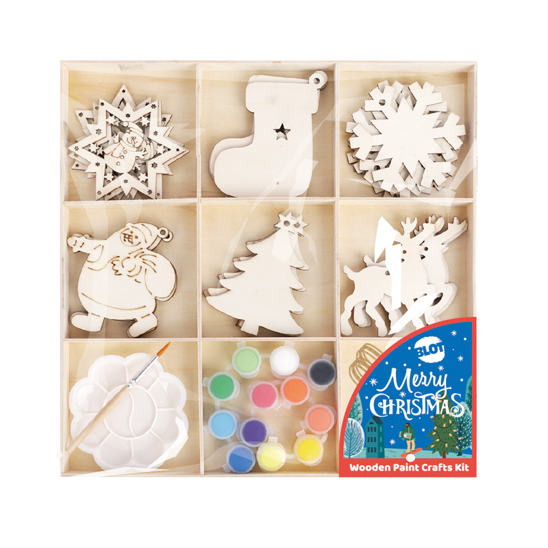 Christmas Wooden Paint Crafts Kit