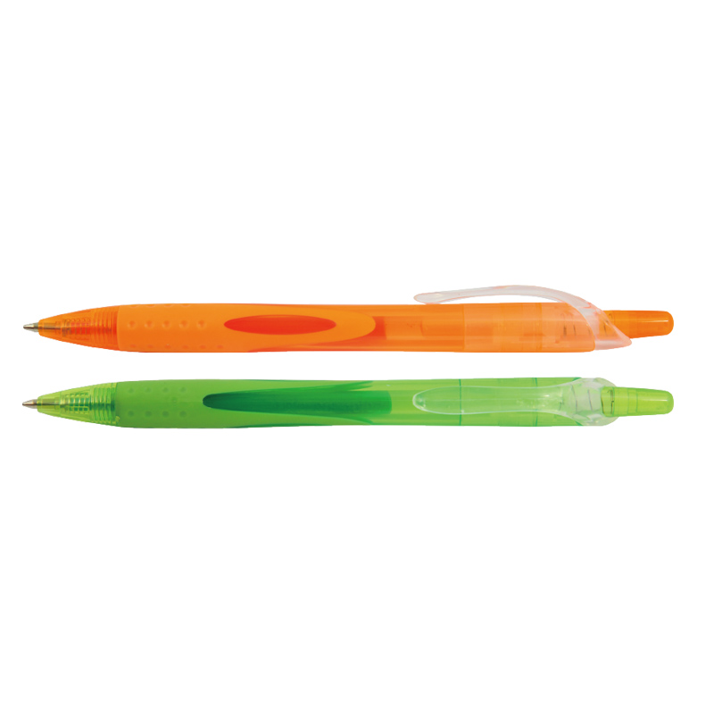 HB&2B Lead Plastic Pocket Clip Automatic Pencil with Eraser End Soft Grip