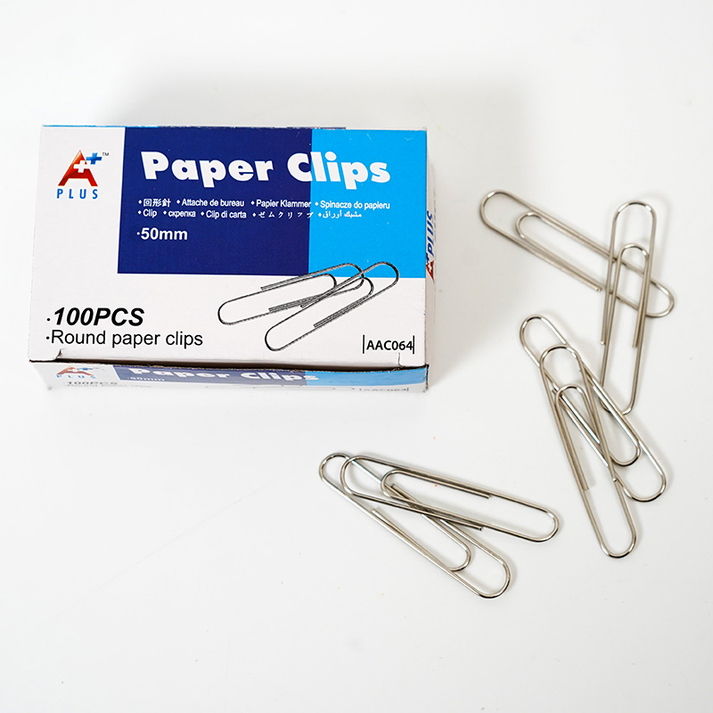 50mm Siliver Paper Clips 100PCS Packing