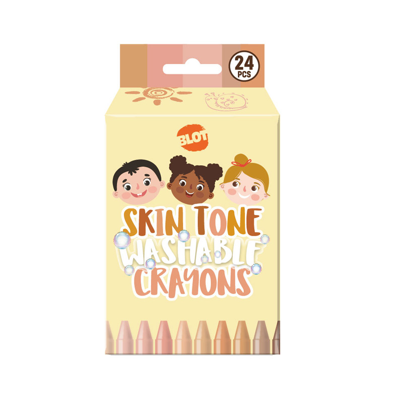 24PCS Skin Tone Crayon