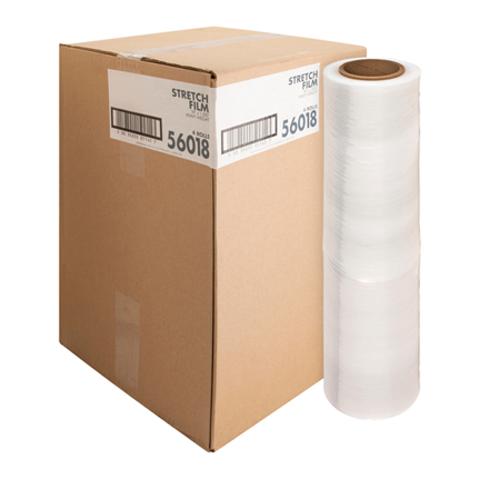 18″Stretch Film/Wrap 1200ft 20 Microns Clear Cling Durable Heavy Duty Shrink Film(4 Pack)