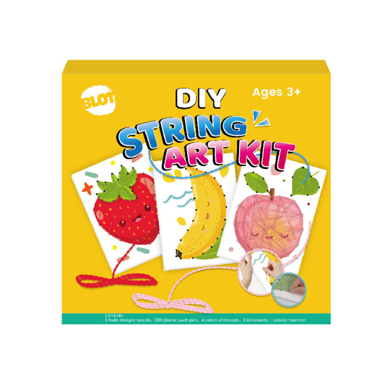 Kit de arte con cuerdas DIY de frutas