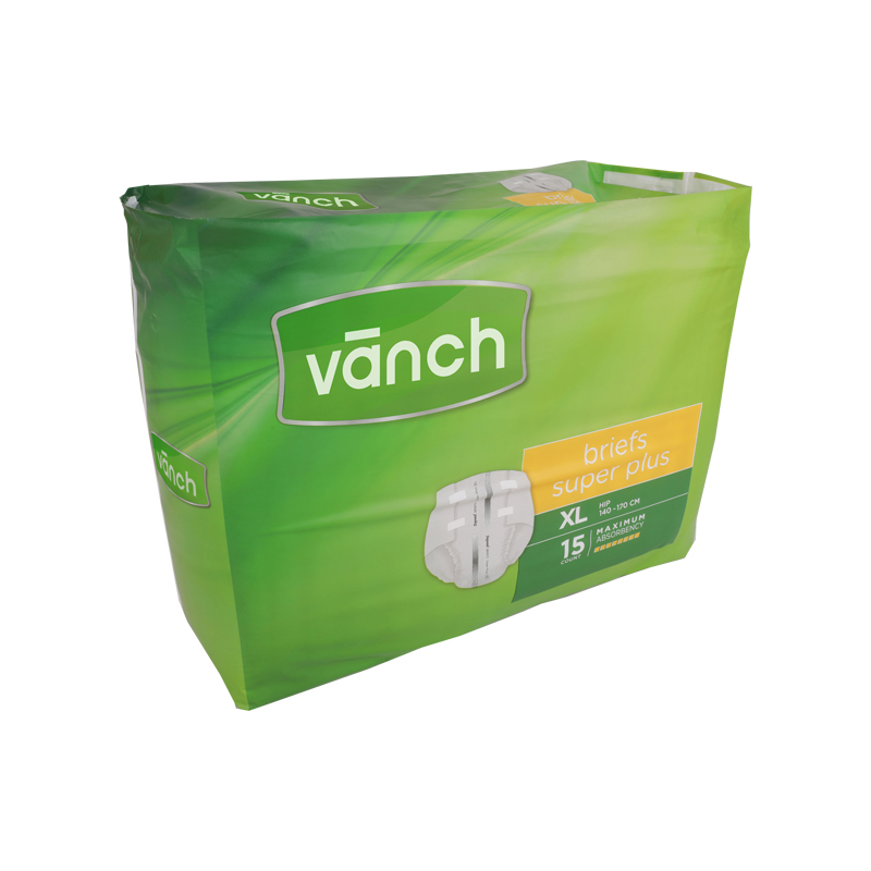 Vanch Incontinence Soft Pads Briefs XL, 15 Count for Patient