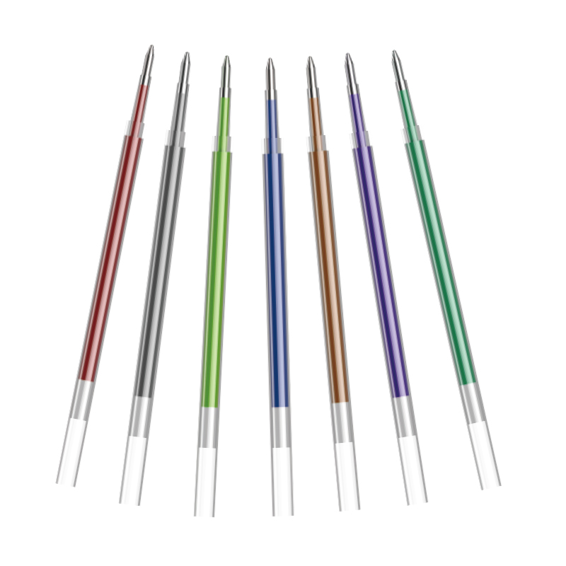DIDADI Color Gel Pen Refills Slim Barrel with Assorted Colors 0.5mm
