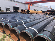 What are the classifications of coating methods for large-diameter plastic-coated steel pipes for water delivery