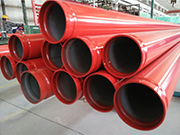Advantages of plastic-coated steel pipes for fire water supply