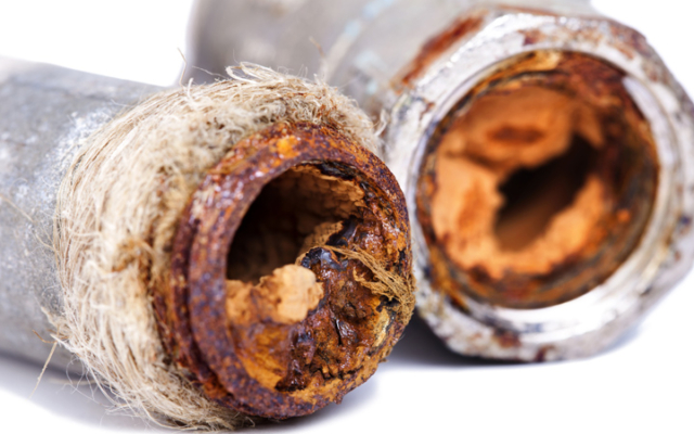 Why are galvanized pipes rarely chosen as drinking water pipes now
