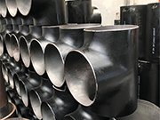 What are the materials of steel pipe tees