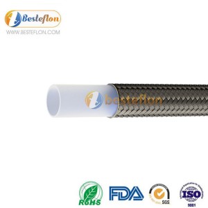 6AN PTFE नली उच्च दबाव स्टेनलेस स्टील ब्रेडेड ईंधन लाइन |बेस्टफ्लोन