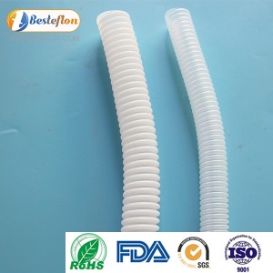Tubing PTFE convoluted 3/16 1/4 5/16 3/8 1/2 5/8 3/4 7/8 1 1-1/2 2 |FEATHAIR