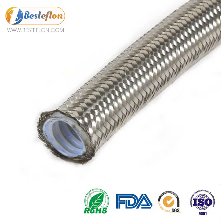 Convoluted PTFE Braided Hose Flexible For Chemical Transfer | BESTEFLON Featured Image