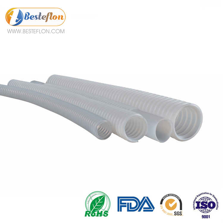 Flexible convoluted PTFE tubing ID 8mm* OD12mm | BESTEFLON Featured Image