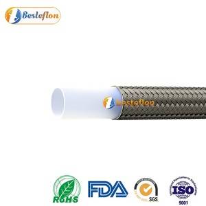 China OEM China An6 6an Rubber Black Nylon Stainless Steel Braided Oil Cooler Gas Fuel Hose Line Kit with Hex Finishers Fitting